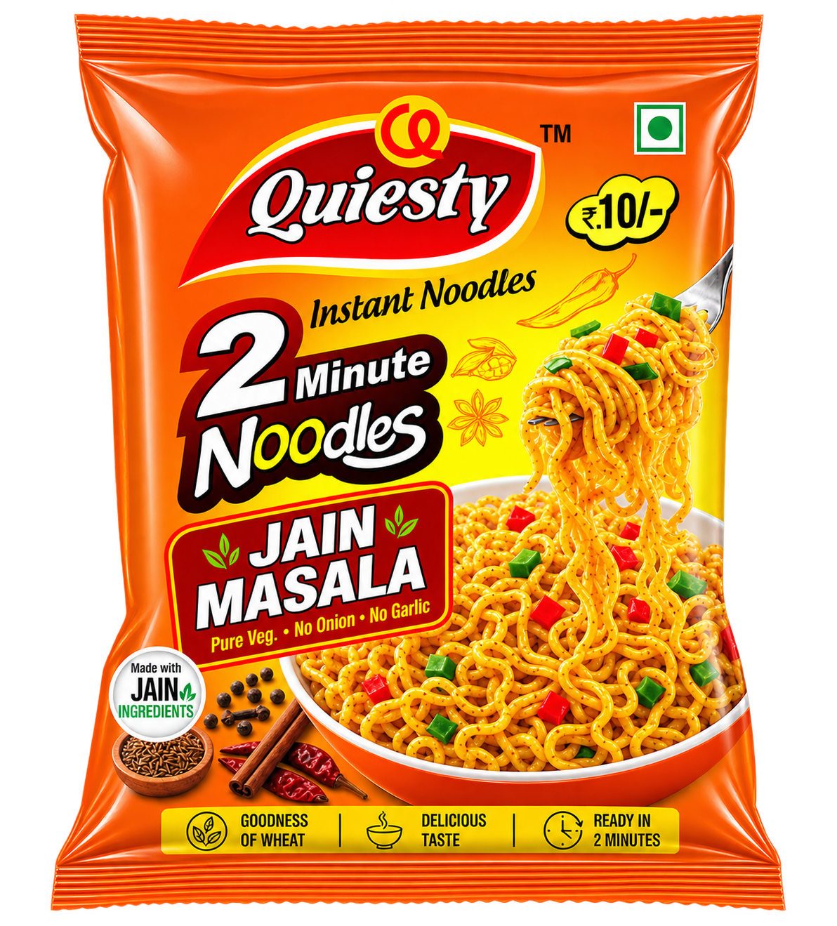 Jain Masala Noodles pack